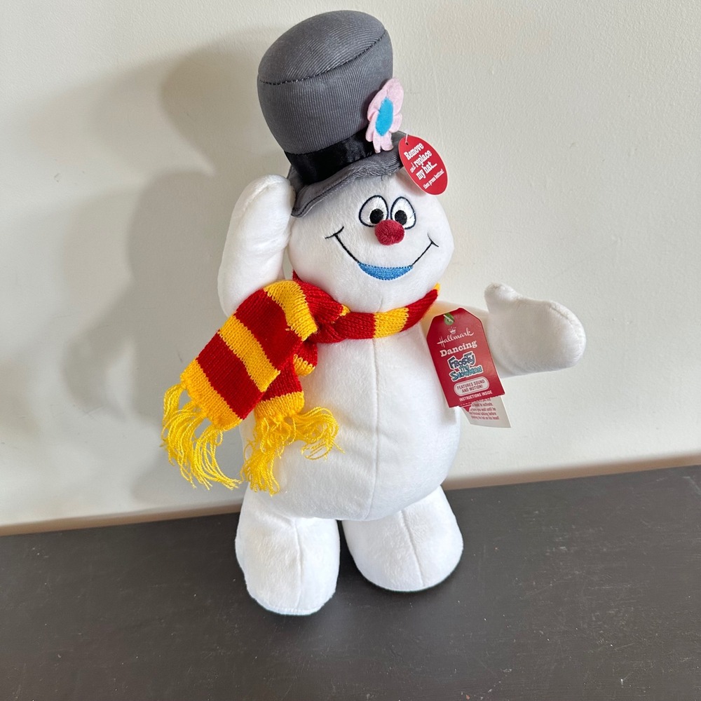 Hallmark Dancing Frosty the Snowman Animated Plush Sound Motion Christmas Toy